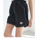 ［Black］ | デニムハートショートパンツ キッズ | coca