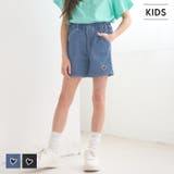 デニムハートショートパンツ キッズ | coca | 詳細画像1