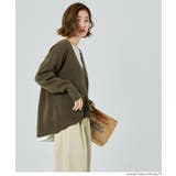 女性らしい抜け感を演出。ディープVネックニットトップス | coca | 詳細画像5