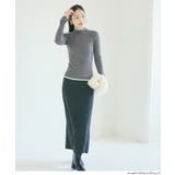 配色デザインで魅せる、アンゴラタッチ配色ハイネックニット | coca | 詳細画像11