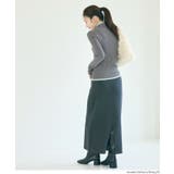 配色デザインで魅せる、アンゴラタッチ配色ハイネックニット | coca | 詳細画像13