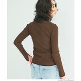 配色デザインで魅せる、アンゴラタッチ配色ハイネックニット | coca | 詳細画像18