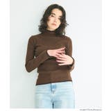 配色デザインで魅せる、アンゴラタッチ配色ハイネックニット | coca | 詳細画像19