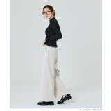 配色デザインで魅せる、アンゴラタッチ配色ハイネックニット | coca | 詳細画像21