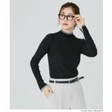 配色デザインで魅せる、アンゴラタッチ配色ハイネックニット | coca | 詳細画像22