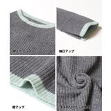 配色デザインで魅せる、アンゴラタッチ配色ハイネックニット | coca | 詳細画像28