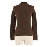 配色デザインで魅せる、アンゴラタッチ配色ハイネックニット | coca | 詳細画像3