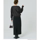 シンプルに映える、抜け感ボートネックドルマンニット | coca | 詳細画像13