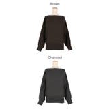 シンプルに映える、抜け感ボートネックドルマンニット | coca | 詳細画像15