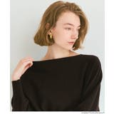 シンプルに映える、抜け感ボートネックドルマンニット | coca | 詳細画像8