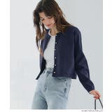 ゴールドボタンクルーネックニットカーディガン | coca | 詳細画像14