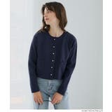 ゴールドボタンクルーネックニットカーディガン | coca | 詳細画像19