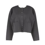 ゴールドボタンクルーネックニットカーディガン | coca | 詳細画像2