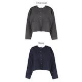 ゴールドボタンクルーネックニットカーディガン | coca | 詳細画像22