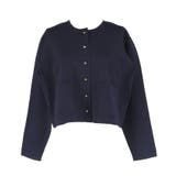 ゴールドボタンクルーネックニットカーディガン | coca | 詳細画像3