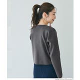 ゴールドボタンクルーネックニットカーディガン | coca | 詳細画像8