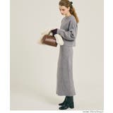 【セットアップ可能】ラメニットIラインスカート | coca | 詳細画像14 