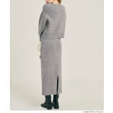 【セットアップ可能】ラメニットIラインスカート | coca | 詳細画像16 