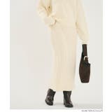 【セットアップ可能】ラメニットIラインスカート | coca | 詳細画像8 