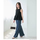 シルバーボタンペプラムニットベスト | coca | 詳細画像11 