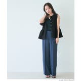 シルバーボタンペプラムニットベスト | coca | 詳細画像12 