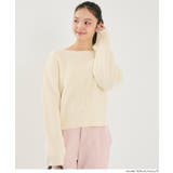 [Ivory] | 【セットアップ可能】ラメニットトップス | coca