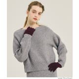 [Gray] | 【セットアップ可能】ラメニットトップス | coca