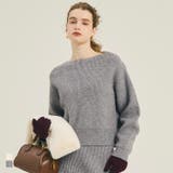 【セットアップ可能】ラメニットトップス | coca | 詳細画像1