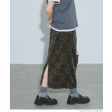 レオパードベロアスカート | coca | 詳細画像7 