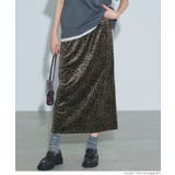 ［Leopard］ | レオパードベロアスカート | coca