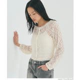 ［White］ | レースボタンカーディガン レディース | coca