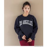 [Navy] | メンズポリウーリーニットロゴトップス | coca