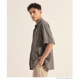 ライトワッシャーナイロン半袖シャツ | coca | 詳細画像7 