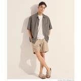 ライトワッシャーナイロン半袖シャツ | coca | 詳細画像8 