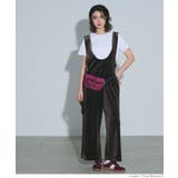 ［Brown］ | ベロアオールインワン | coca