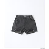 デニムダメージメッシュショーパン キッズ | coca | 詳細画像15 