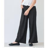 ［Black］ | 親子お揃いシボラメシャーリングイージーパンツ レディース | coca