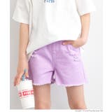 ［Purple］ | ダメージショートパンツ キッズ | coca