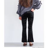 親子お揃いベロアフレアラインパンツ キッズ | coca | 詳細画像10