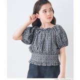 ハートギンガムブラウス キッズ | coca | 詳細画像5