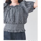 ハートギンガムブラウス キッズ | coca | 詳細画像7