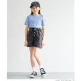 デニムハートボタンショートパンツ キッズ | coca | 詳細画像2