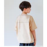 配色ステッチ刺繍Tシャツ キッズ  | coca | 詳細画像8 