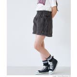 ［Black］ | 【WEB限定値下げ】デニムレースアップショートパンツ | coca