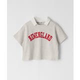 ポロカラープリントトップス キッズ | coca | 詳細画像2 