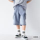 デニムカーゴハーフパンツ キッズ | coca | 詳細画像1