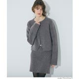 ふんわり柔らか、暖かみのある縮絨ニットミニスカート | coca | 詳細画像7 