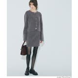 ふんわり柔らか、暖かみのある縮絨ニットミニスカート | coca | 詳細画像8 