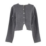 ふんわり柔らか、暖かみのある縮絨ニットカーディガン | coca | 詳細画像2