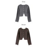 ふんわり柔らか、暖かみのある縮絨ニットカーディガン | coca | 詳細画像19